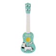 thumbnail image 1 of Petit Dessin Animé à Quatre Cordes Ukulele Simulation Instrument de Musique Enfant de Base Intérêt Musique Culture Jouets Bleu, 1 of 5