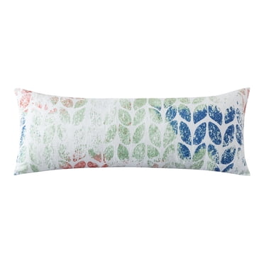 BedTreat Body Pillow with Printed Velvet Pillowcase, Fluffy Body Pillow for Adults, Removable cover, Sangay，Mulitcolor Samanea(20"x54")