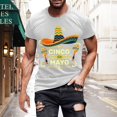 thumbnail image 1 of WEAIXIMIUNG Chandails de Dessous pour Hommes Col Ras du Cou 4TG T-Shirt Imprimé Décontracté d'Été pour Hommes, 1 of 5