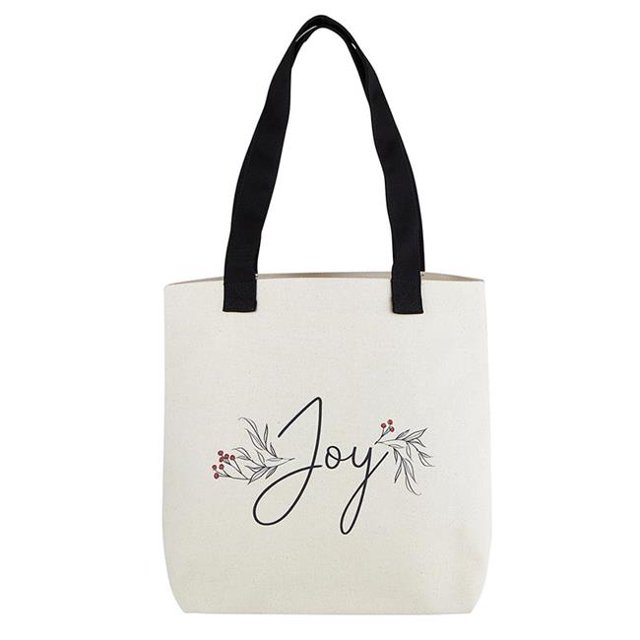 Creative Brands J6387 Simple Holidays Canvas Tote - Joy