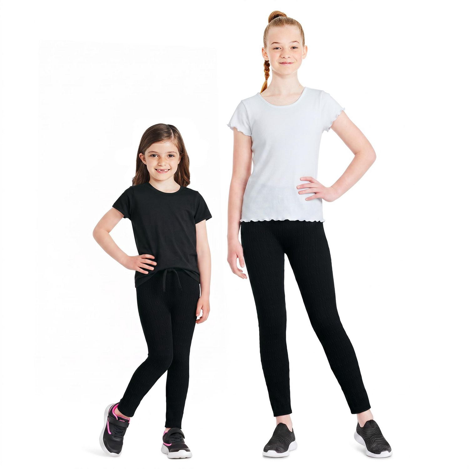 George Girls' Cable Knit Seamless Legging