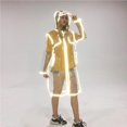 thumbnail image 1 of Imperméable Réfléchissant en EVA Respirant pour Adulte, Cyclisme, Voyage, Randonnée, Long Imperméable Transparent et Lumineux à Bord Élargi pour la Pêche, le Camping, l'Extérieur, 1 of 9