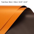 thumbnail image 2 of Unique Bargains Double Sided Color Flower Wrapping Paper Orange+Brown 22.8'x22.8' Waterproof 10 Pack, 2 of 5