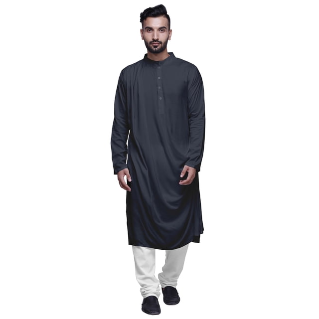Atasi Ethnic Kurta For Men Solid Fashion Men Long Sleeve Kurtas Shirt