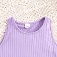 thumbnail image 4 of Qudderr Robes Sans Manches pour Filles, Robe d'Été Unie et Ajustée, Décontractée, pour 8-12 Ans, 4 of 9