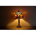 thumbnail image 4 of Tiffany Style Desk Lamp Bedside Table Lamp Bedroom Stained-Glass 14.5'' Height Multi-Color, 4 of 4
