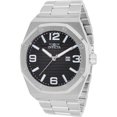 thumbnail image 1 of Invicta 45781 Men's Huracan Black Dial Silver Tone Bracelet Watch, 1 of 2