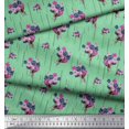 thumbnail image 3 of Soimoi Polyester Crepe Fabric Flower Artistic Print Fabric by The Yard 42 Inch Wide, 3 of 3