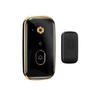 Wireless WiFi Video Doorbell Camera with Indoor Chime 166° Wide Angle Night Vision Two Way Talk