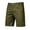 Green, variant on cllios Mens Khaki Shorts Slim Fit Straight Chino Short Pants Elastic Waisted Work Shorts with Button Zipper Summer Solid Loose Short