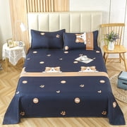 Amzcrzy Bed Sheet Sheets Bedding Sets - All Seasons Bedding Sheets Easy- Breathable Soft Sheets Lifelike and Interesting Patterns Bedspread & Coverlet Sets Bedding Bedding Comforter Sets Bedding Set