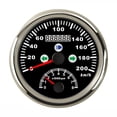 thumbnail image 3 of 85mm 0-200km/h GPS Speedometer Tachometer 0-8000RPM 2 In 1 Turn Light Red Backlight 12V With GPS Antenna Universal, 3 of 7