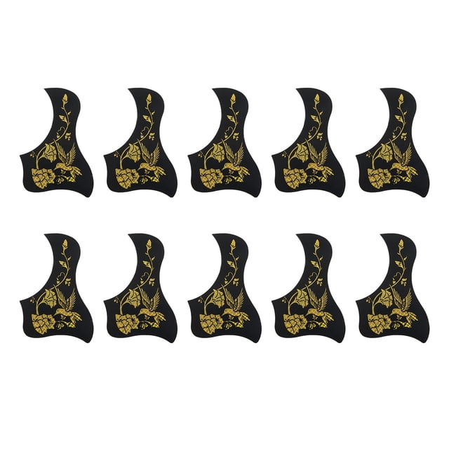 Spptty Self Adhesive Guitar Pick Guards, Acoustic Guitar Pickguard 10Pcs For Maintenance