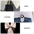 thumbnail image 2 of MasteelfCA 4PCS Vintage Retro Scarf Buckle Flower Pattern Zinc Alloy Scarf Buckle, 2 of 8