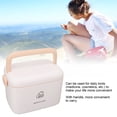 thumbnail image 3 of Medicine Box, Thickened PP First Aid Safe Medication Storage Box Container with Removable Tray & Portable Handle, Family Emergency Medicine Kit Case Organizer, 3 of 7