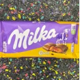 thumbnail image 2 of Milka Alpine Milk Chocolate with Caramel Filling, 100 g, 2 of 5