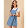 thumbnail image 2 of INSPIRE CHIC Robe Salopette Mini Mignonne pour Femmes à Bretelles d'Épaule Ajustables, 2 of 6