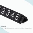 thumbnail image 4 of Uxcell Adjustable Mini Cube Price Tag Display Number Silver on Black 6.3x9mm 14Pcs, 4 of 5