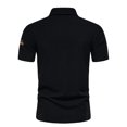 thumbnail image 4 of LSLJS Hommes Décontracté Mode Bouton Manches Courtes Imprimé Col Rabattu Chandail T-Shirt Hauts, Chemises Hommes Vêtements d'Été, 4 of 9