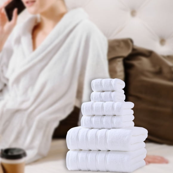 Vaidha Towels 6-pack Bath Towel Set Lightweight Highly Absorbent Quick-drying Towels For Everyday Use Suitable For Fitness Sports Yoga Travel