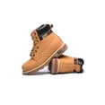 thumbnail image 4 of Daeful Mens Work Boots Steel Toe Industrial Shoes Working Puncture-proof Slip Resistant Safety Boot Mid Top Yellow 9, 4 of 9
