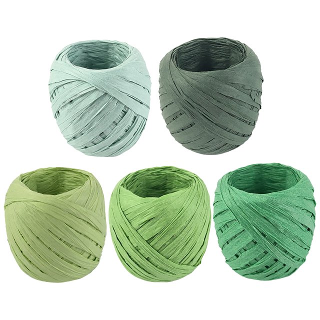Ruban Raphia 65,6 Pieds Multi-Usage DIY Ruban en Papier Décoratif Ruban d'Artisanat
