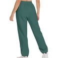 thumbnail image 4 of Timegard Womens Sweatpants Jogger Pants Elastic Waist Solid Color Trousers with Pockets Workout Pants, 4 of 7