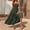 Army Green, variant on Mefallenssiah Women'S Bohemian Spaghetti Strap Smocked Tiered Long Beach Sun Dresses Sleeveless Solid Maxi Dress
