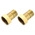 thumbnail image 1 of 2Pcs Brass Water Meter Tube Pipe Fittings, G1" Male x G1-1/4" Female Thread, 1 of 6