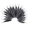 thumbnail image 4 of jinwen 50pcs/pack 1.8 inch Compound Fletch Fletching Fletcher DIY End Black, 4 of 9