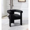 thumbnail image 2 of Meridian Furniture Barrel Black Dining Chair, 2 of 7