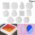 thumbnail image 2 of 11PCS Resin Casting Mold Creative DIY Assorted Silicone Mold Epoxy Craft Mold, 2 of 10