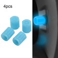 thumbnail image 1 of 4PCS Universal Fluorescent Car Tire Valve Cap Luminous Bike Tire Valve Stem Cap, 1 of 9