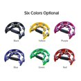 thumbnail image 3 of Double Row Handheld Tambourine Metal Jingles Hand Held Musical Percussion Drum Half Moon Hand Bell, 3 of 7