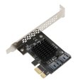 thumbnail image 2 of Adaptateur PC IETOS SATA, PCIe vers SATA 3.0 Carte Contrôleur PC IETOS SATA Très Polyvalente, 2 of 9