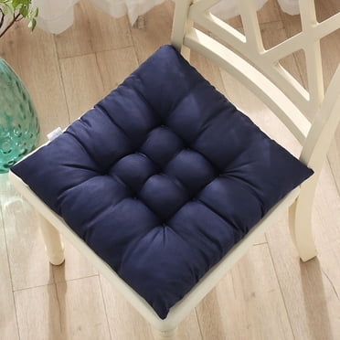 Meitianfacai Indoor Outdoor Chair Cushions for Dining Chairs, Comfortable & Soft Non-slip Kitchen Chair Cushion Pads, Garden Patio Furniture Office Chair Seat Cushions, 15.7×15.7 inch,Black