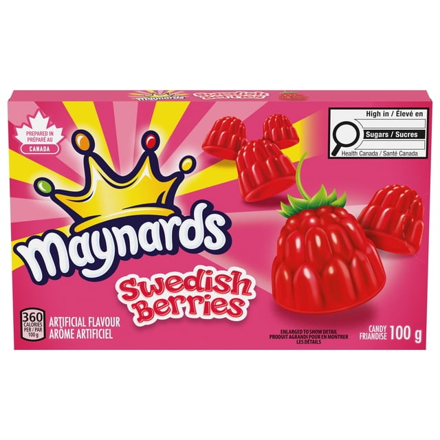 Maynards, Swedish Berries Candy, Gummy Candy, Candy Box