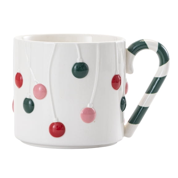 Holiday Time Ornaments Ceramic Mug, 16.9oz, 1-Piece