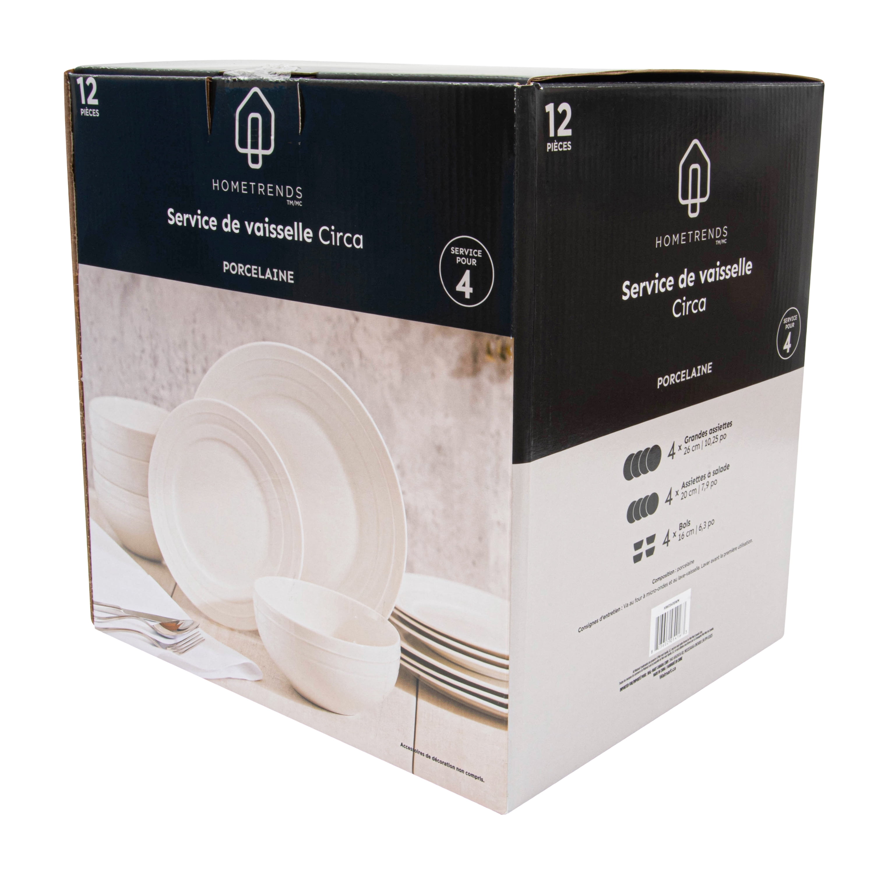 Home Trends Circa 12 pc Dinner Sets
