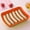 Orange 3, variante sur Skimsklo Moule à Saucisses en Silicone avec Couvercle 6 Compartiments Hot-Dog Maker pour Cuire du Jambon Presse à Saucisses / Moule Antiadhésif en Gel de Silice pour Viande avec Trous d'Aération pour Préparation de Repas / Va au Lave-Vaisselle Cuisine à