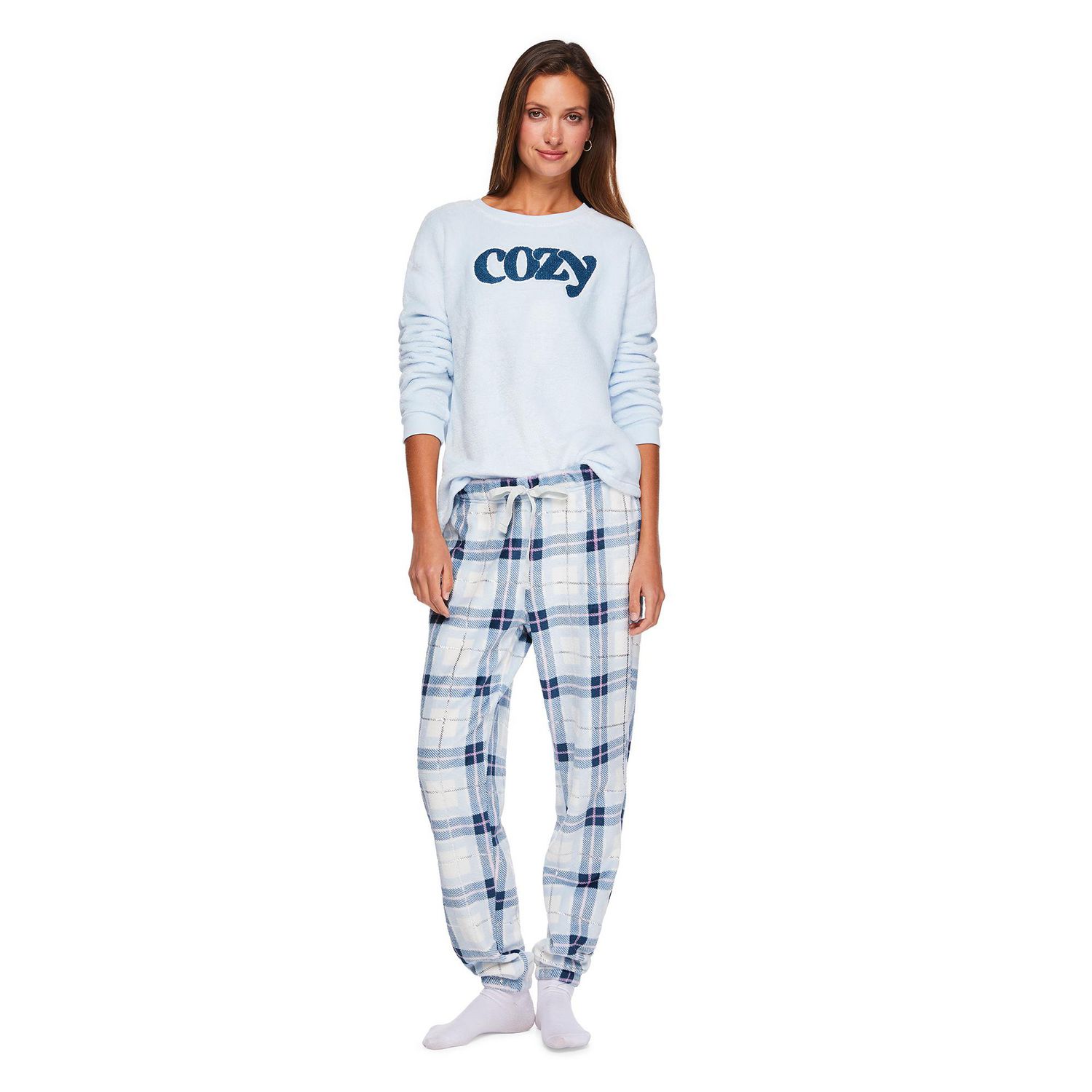 George Women's Plush Pajama 2-Piece Set
