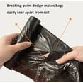 thumbnail image 3 of AVEKI 75 Count Small Trash Bags 4 Gallon Black Mini Drawstring Garbage Bags Faint Scented Trash Can Liners for Bathroom Kitchen Bedroom Office (75) 0601M, 3 of 8