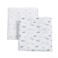 thumbnail image 2 of George Baby Boys Boxed Organic Cotton Muslin Swaddling Blankets (2 Count)., 2 of 6