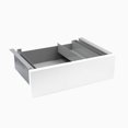 thumbnail image 1 of Desky Minimal Under Desk Drawer - White Laminate / Grey, 1 of 10
