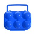 thumbnail image 4 of QualitChoice Portable Carrier Egg Tray Storage Box Holder Camping 6/12 Eggs Container blue 6grid 5Set, 4 of 6