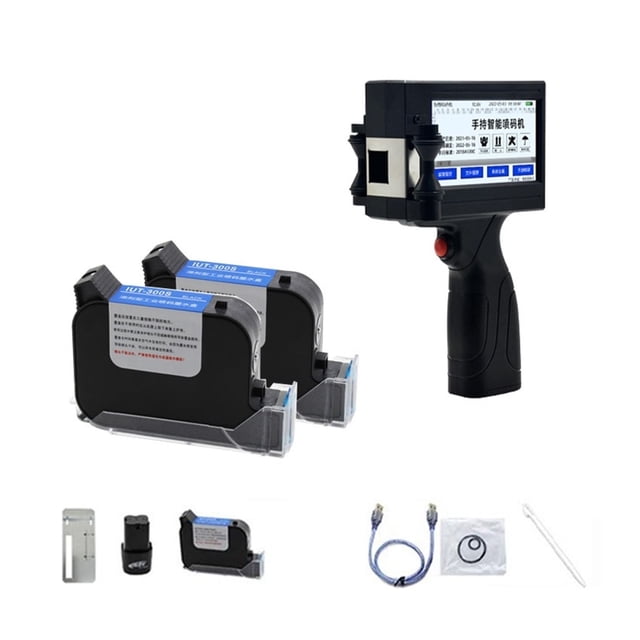 12.75mm Smart Touch Screen Handheld Inkjet Printer Batch Number QR Code Logo Small Printer Portable