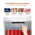 thumbnail image 4 of KFFKFF Convertible Freezer/Refrigerator, 11 Cu.Ft Frost Free Upright Freezer with Temp Control Panel, Reversible Door, 4 of 9