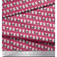 thumbnail image 3 of Soimoi Poly Georgette Fabric Cat Animal Fabric Prints by Yard 52 Inch Wide, 3 of 3