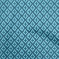 thumbnail image 1 of oneOone Rayon Teal Blue Fabric Abstract Fabric For Sewing Printed Craft Fabric By The Yard 56 Inch Wide, 1 of 4