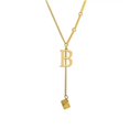 thumbnail image 1 of Pendentif Alphabet 26 Lettres Collier Lettre Initiale Mode pour Femmes O4X9, 1 of 9